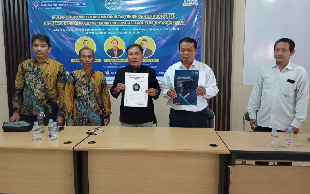 Kerjasama Teknik Mesin UNTAG’45 Cirebon dengan Universitas Pancasakti (UPS) Tegal