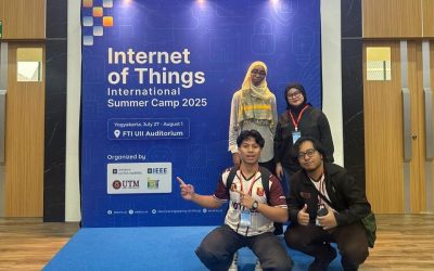 Partisipasi Mahasiswa Prodi Teknik Elektro UNTAG’45 Cirebon dalam kegiatan Internet of Things Innovation  International Summer Camp 2025